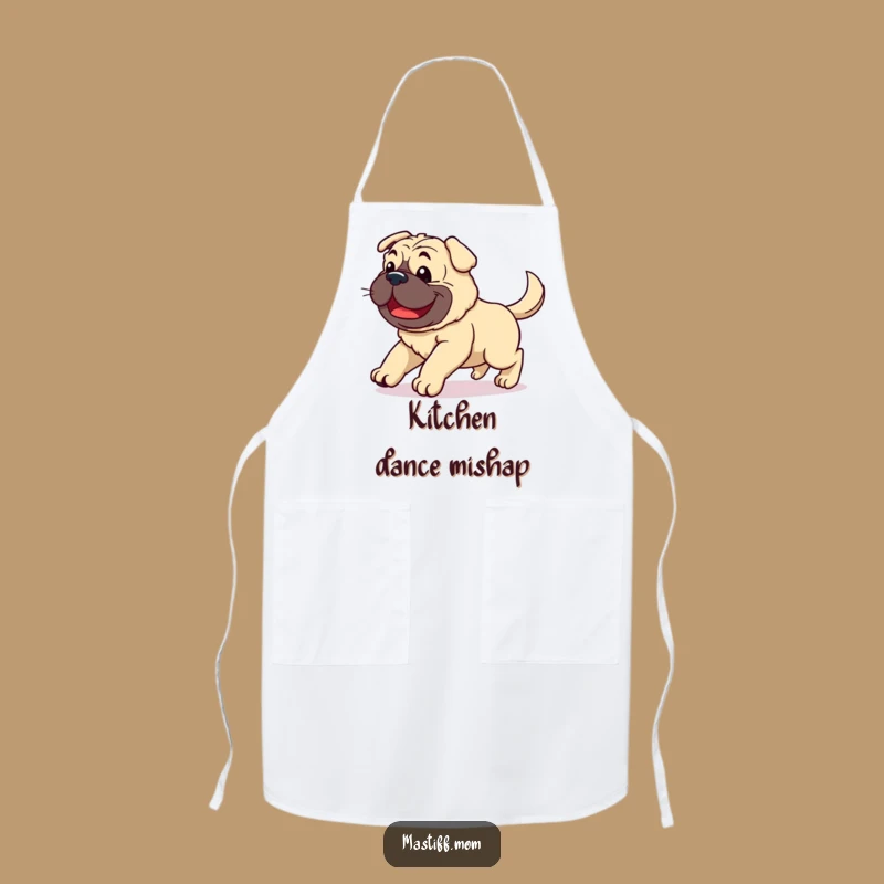 Funny Kawaii Mastiff Apron - Joyful Stumble Chef Dog Gift