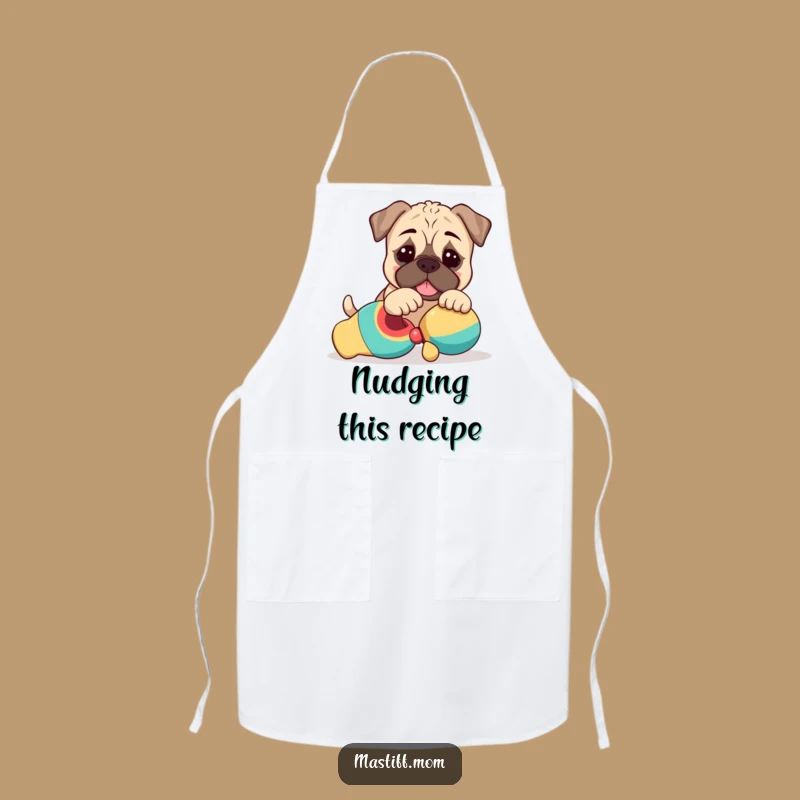 Funny Kawaii Mastiff Apron: Playful Nudges in the Kitchen