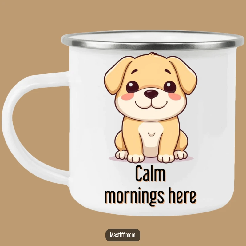 Durable Funny Gentle Giant Dog Camping Mug - Comforting Outdoor Companion