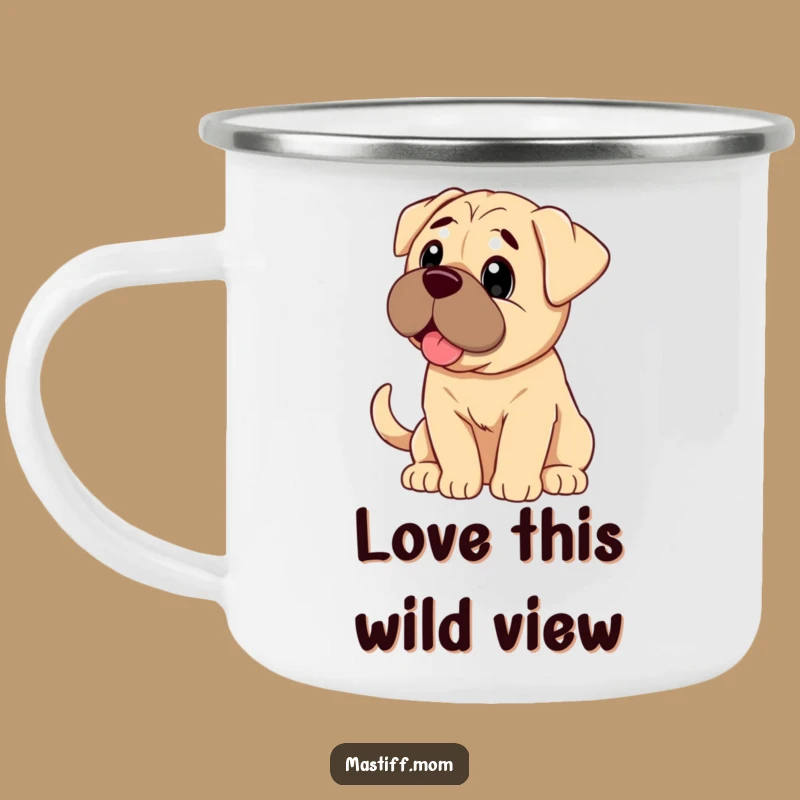 Heartwarming Funny Adoring Mastiff Camping Mug: For Loyal Companions Gift