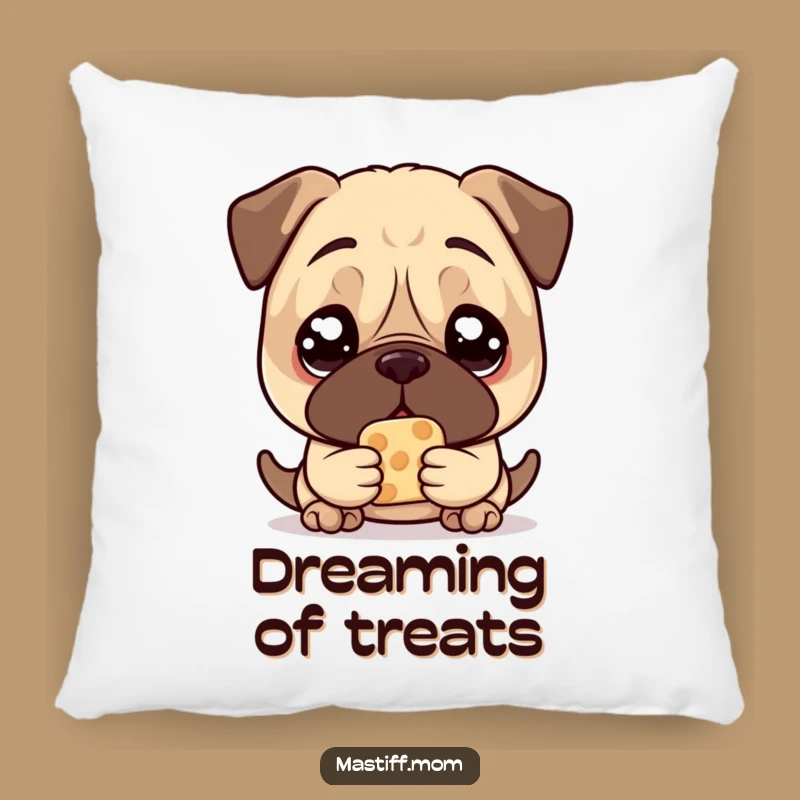 Funny Mastiff Treat Pillow: Pleading Eyes Accent for Cozy Homes