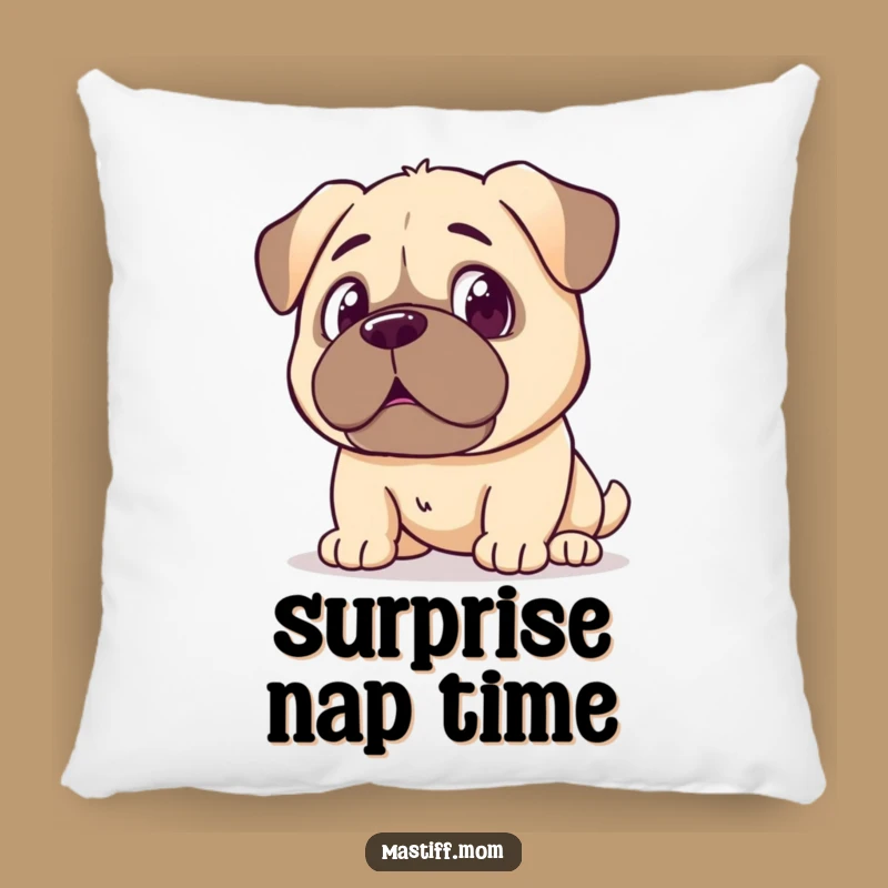 Soft Funny Kawaii Mastiff Surprise Pillow: Comfy & Comedic Decor