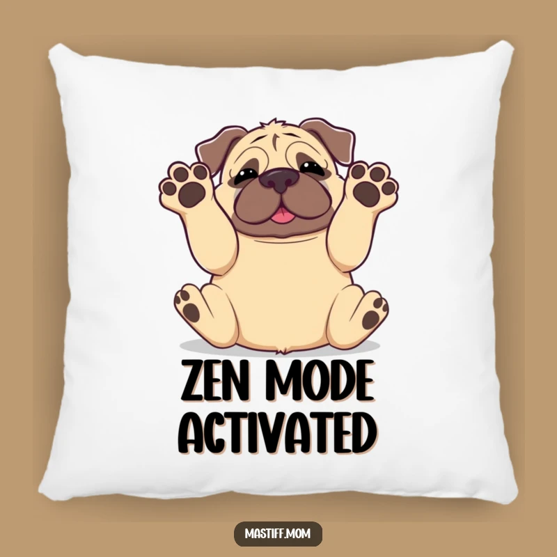 Funny Kawaii Mastiff Paws in Air Pillow: Cuddle Up with Comedy!