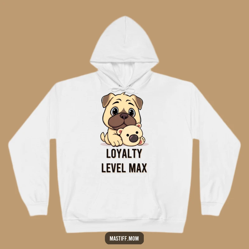 Cozy Funny Kawaii Mastiff Guard Hoodie: Warmth and Watchfulness!