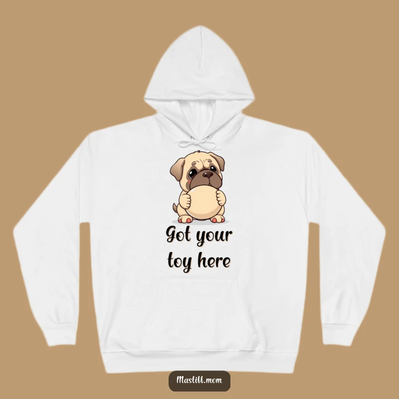 Funny Kawaii Mastiff Hoodie - Cozy Dog Lover Sweatshirt for Gentle Affection