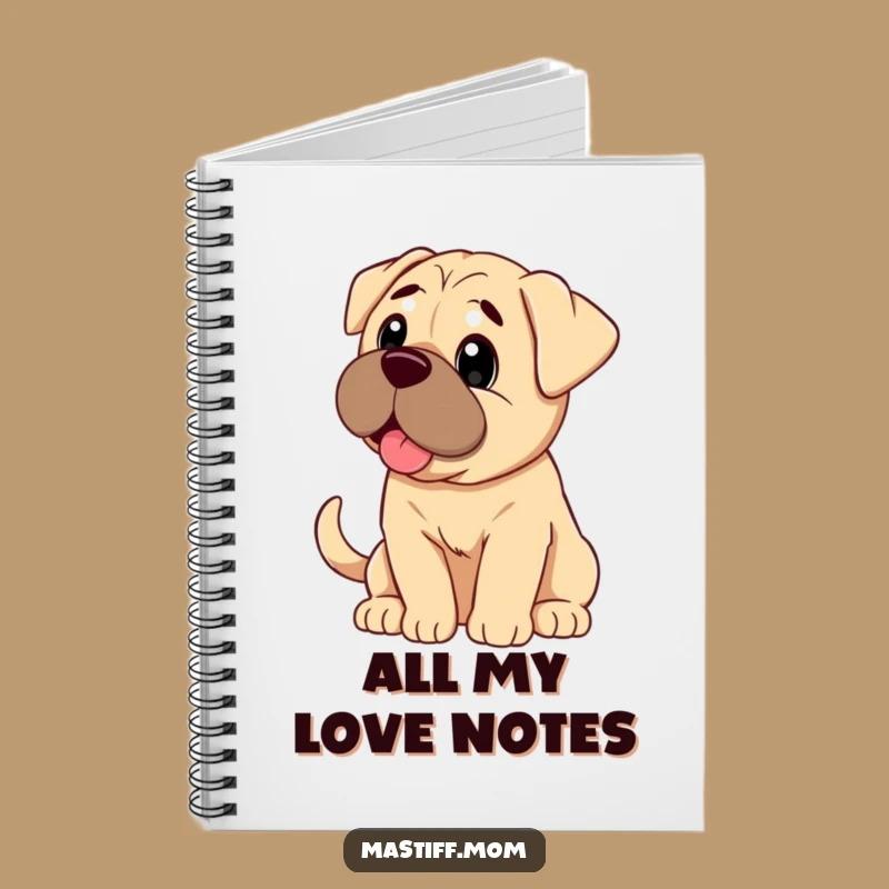 Funny Adoring Mastiff Notebook: Write Down Your Sweetest Thoughts Gift