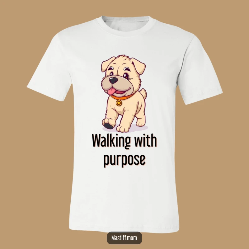 Funny Kawaii Mastiff T-Shirt: Dignified Walk Style, The Ultimate Funny Gift for Pups with Poise