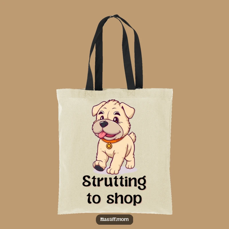 Funny Kawaii Mastiff Tote Bag: Carry with Dignity, A Chic Funny Gift